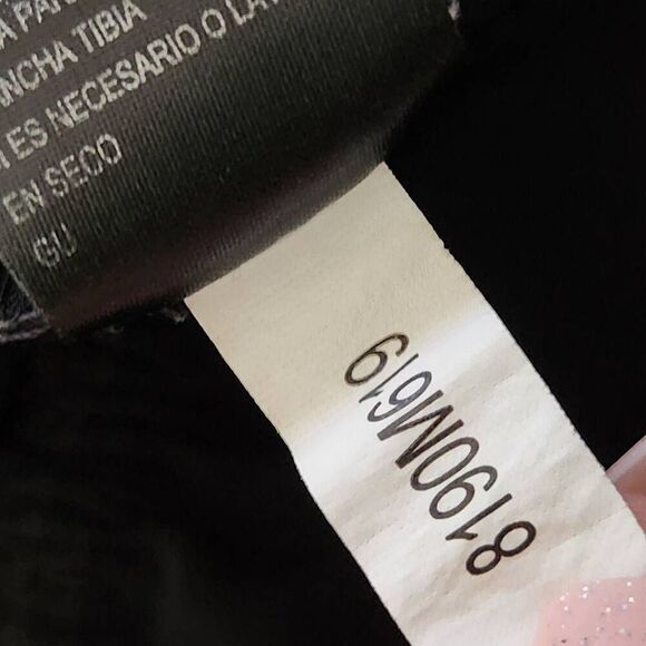 Antonio Melani silk bodysuit blouse top hidden button front black XS - Picture 7 of 7